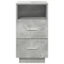 Mesilla de noche con 2 cajones gris cemento 36x36x68 cm de , Mesitas de noche - Ref: Foro24-858584, Precio: 55,43 €, Descuent...