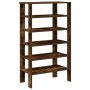 Zapatero madera contrachapada roble ahumado 61x32x105 cm de , Zapateros y organizadores de calzado - Ref: Foro24-859864, Prec...