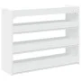 Mueble zapatero madera contrachapada blanco 80x25x62 cm de , Zapateros y organizadores de calzado - Ref: Foro24-859914, Preci...