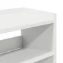 Mueble zapatero madera contrachapada blanco 80x25x62 cm de , Zapateros y organizadores de calzado - Ref: Foro24-859914, Preci...