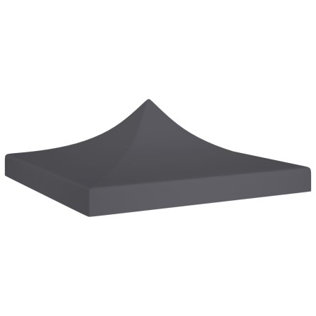 Techo de carpa para celebraciones gris antracita 2x2 m 270 g/m² de vidaXL, Cubiertas para carpas y cenadores - Ref: Foro24-31...