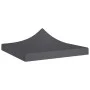 Techo de carpa para celebraciones gris antracita 2x2 m 270 g/m² de vidaXL, Cubiertas para carpas y cenadores - Ref: Foro24-31...