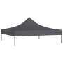 Techo de carpa para celebraciones gris antracita 2x2 m 270 g/m² de vidaXL, Cubiertas para carpas y cenadores - Ref: Foro24-31...