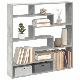 Estante cubo de pared 7 compartimentos madera gris hormigón de , Estantes y estanterías - Ref: Foro24-860025, Precio: 57,26 €...