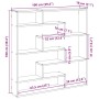 Estante cubo de pared 7 compartimentos madera gris hormigón de , Estantes y estanterías - Ref: Foro24-860025, Precio: 58,16 €...