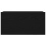 Mueble de pared de baño madera ingeniería negro 80x25x40 cm de , Tocadores de baño - Ref: Foro24-860086, Precio: 63,34 €, Des...