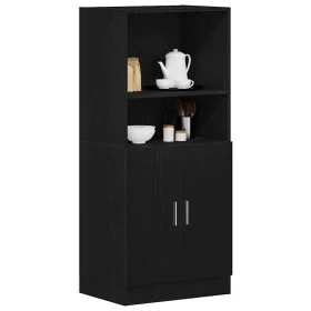 Mueble de cocina madera de ingeniería negro 57x41,5x131,5 cm de , Armarios de cocina - Ref: Foro24-860122, Precio: 108,45 €, ...