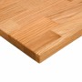 Tablero escritorio rectangular madera maciza roble marrón claro de , Tableros para mesas - Ref: Foro24-4009017, Precio: 62,30...