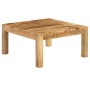 Mesa de centro de madera maciza de mango 80x80x40 cm en Mesas de centro | Comprar online en Foru.es