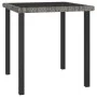 Mesa de comedor para jardín ratán sintético gris 70x70x73 cm de vidaXL, Mesas de jardín - Ref: Foro24-315117, Precio: 77,96 €...