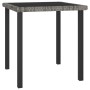 Mesa de comedor para jardín ratán sintético gris 70x70x73 cm de vidaXL, Mesas de jardín - Ref: Foro24-315117, Precio: 78,92 €...
