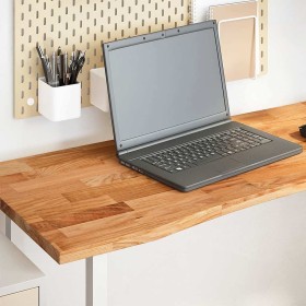 Tablero escritorio rectangular madera maciza roble marrón claro de , Tableros para mesas - Ref: Foro24-4009020, Precio: 101,8...