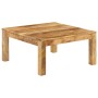 Mesa de centro de madera maciza de mango 80x80x40 cm en Mesas de centro | Comprar online en Foru.es