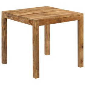 Mesa de comedor de madera maciza de mango 82x80x76 cm en Mesas de comedor | Comprar online en Foru.es