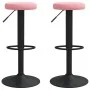 Taburetes de cocina 2 unidades terciopelo rosa von , Küchenhocker - Ref: Foro24-333148, Preis: 75,81 €, Rabatt: %