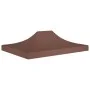 Techo de carpa para celebraciones marrón 4x3 m 270 g/m² de vidaXL, Cubiertas para carpas y cenadores - Ref: Foro24-315358, Pr...