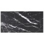 Tablero mesa diseño mármol vidrio templado negro 100x50 cm 6 mm de , Tableros para mesas - Ref: Foro24-322274, Precio: 39,83 ...