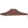 Techo de carpa para celebraciones marrón 4x3 m 270 g/m² de vidaXL, Cubiertas para carpas y cenadores - Ref: Foro24-315358, Pr...