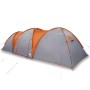 Tienda familiar con cúpula impermeable 8 personas gris naranja de , Tiendas de campaña - Ref: Foro24-4009430, Precio: 234,43 ...
