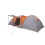 Tienda familiar con cúpula impermeable 8 personas gris naranja de , Tiendas de campaña - Ref: Foro24-4009430, Precio: 234,43 ...