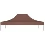 Techo de carpa para celebraciones marrón 4x3 m 270 g/m² de vidaXL, Cubiertas para carpas y cenadores - Ref: Foro24-315358, Pr...