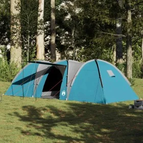 Tienda de campaña familiar iglú 8 personas impermeable azul de , Tiendas de campaña - Ref: Foro24-4009429, Precio: 242,92 €, ...