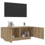 Mueble de TV luces LED madera roble artisan 100x35x40 cm de , Muebles TV - Ref: Foro24-856354, Precio: 90,86 €, Descuento: %