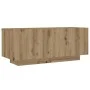 Mueble de TV luces LED madera roble artisan 100x35x40 cm de , Muebles TV - Ref: Foro24-856354, Precio: 90,86 €, Descuento: %