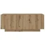 Mueble de TV luces LED madera roble artisan 100x35x40 cm de , Muebles TV - Ref: Foro24-856354, Precio: 90,86 €, Descuento: %