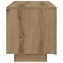 Mueble de TV luces LED madera roble artisan 100x35x40 cm de , Muebles TV - Ref: Foro24-856354, Precio: 90,86 €, Descuento: %