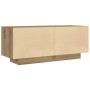 Mueble de TV luces LED madera roble artisan 100x35x40 cm de , Muebles TV - Ref: Foro24-856354, Precio: 95,69 €, Descuento: %
