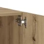 Mueble de TV luces LED madera roble artisan 100x35x40 cm de , Muebles TV - Ref: Foro24-856354, Precio: 90,86 €, Descuento: %
