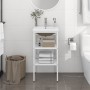 Estructura de baño con lavabo incorporado hierro blanco de , Tocadores de baño - Ref: Foro24-3101373, Precio: 141,50 €, Descu...