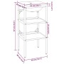 Estructura de baño con lavabo incorporado hierro blanco de , Tocadores de baño - Ref: Foro24-3101373, Precio: 141,50 €, Descu...