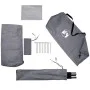 Tienda de ducha impermeable gris y naranja de , Tiendas de campaña - Ref: Foro24-4009475, Precio: 80,32 €, Descuento: %