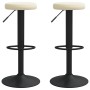 Taburetes de cocina 2 unidades terciopelo color crema de , Taburetes de cocina - Ref: Foro24-333142, Precio: 77,20 €, Descuen...