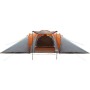 Tienda familiar con cúpula impermeable 6 personas gris naranja de , Tiendas de campaña - Ref: Foro24-4009433, Precio: 234,01 ...