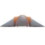 Tienda familiar con cúpula impermeable 6 personas gris naranja de , Tiendas de campaña - Ref: Foro24-4009433, Precio: 234,01 ...