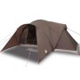 Tienda de campaña familiar iglú 6 personas impermeable marrón de , Tiendas de campaña - Ref: Foro24-4009471, Precio: 163,85 €...