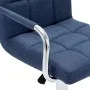 Taburete de barra de cocina de tela azul de , Taburetes de cocina - Ref: Foro24-283413, Precio: 83,26 €, Descuento: %