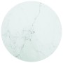 Tablero de mesa diseño mármol vidrio templado blanco Ø70x0,8 cm de , Tableros para mesas - Ref: Foro24-322249, Precio: 72,08 ...