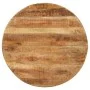 Mesa de comedor madera de mango rugosa redonda 100x100x75 cm de , Mesas de cocina y de comedor - Ref: Foro24-321681, Precio: ...