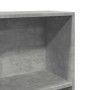 Estantería de madera de ingeniería gris hormigón 40x24x176 cm de , Librerías y estanterías - Ref: Foro24-857795, Precio: 48,6...