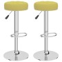 Taburetes de cocina 2 unidades de tela verde de , Taburetes de cocina - Ref: Foro24-332976, Precio: 88,74 €, Descuento: %
