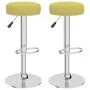 Taburetes de cocina 2 unidades de tela verde by , Kitchen stools - Ref: Foro24-332976, Price: 87,18 €, Discount: %