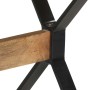 Mesa de comedor madera de mango rugosa 140x70x76 cm de , Mesas de cocina y de comedor - Ref: Foro24-321606, Precio: 231,11 €,...