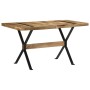 Mesa de comedor madera de mango rugosa 140x70x76 cm de , Mesas de cocina y de comedor - Ref: Foro24-321606, Precio: 231,11 €,...