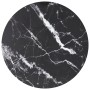 Tablero de mesa diseño mármol vidrio templado negro Ø80x1 cm de , Tableros para mesas - Ref: Foro24-322266, Precio: 67,06 €, ...
