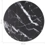 Tablero de mesa diseño mármol vidrio templado negro Ø80x1 cm de , Tableros para mesas - Ref: Foro24-322266, Precio: 67,06 €, ...
