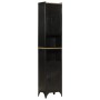 Conjunto de muebles de baño 4 pzas madera maciza mango y hierro de , Muebles de baño - Ref: Foro24-3217111, Precio: 532,47 €,...